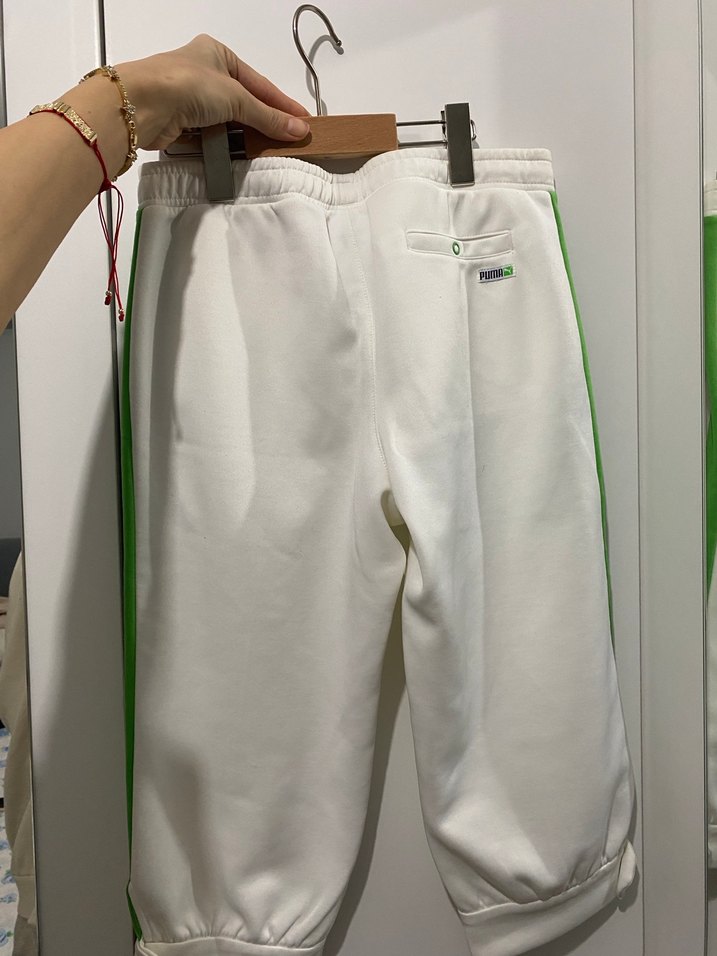 Puma Beyaz  Yeşil Kadın Kapri - Görsel 3