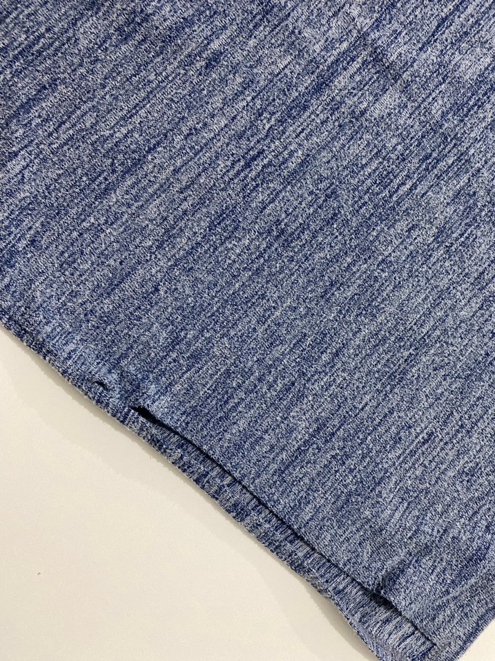 Uzun Kollu V Yakalı Mavi Kadın Tunik Elbise - Görsel 4