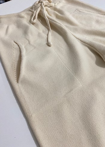 Bej Rahat Triko Kadın Eşofman Altı - Görsel 4