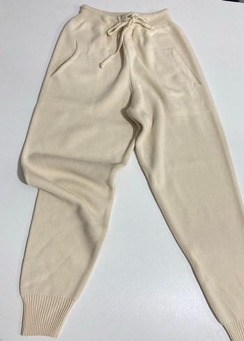 Bej Rahat Triko Kadın Eşofman Altı - Görsel 6