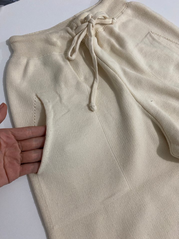 Bej Rahat Triko Kadın Eşofman Altı - Görsel 2