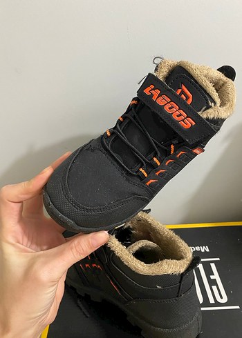 Erkek Çocuk Siyah Turuncu Lagoos Marka Bot - Görsel 3