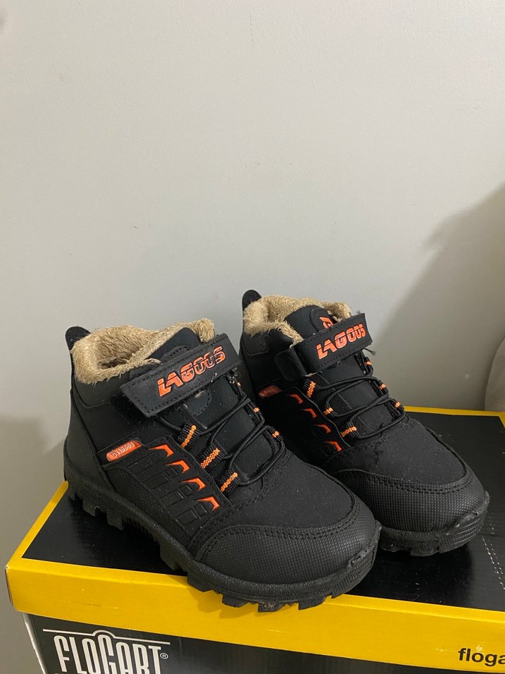 Erkek Çocuk Siyah Turuncu Lagoos Marka Bot - Görsel 5