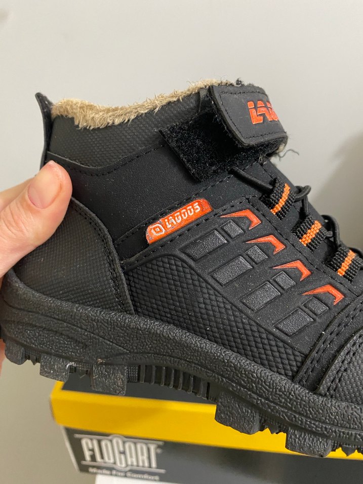 Erkek Çocuk Siyah Turuncu Lagoos Marka Bot - Görsel 2