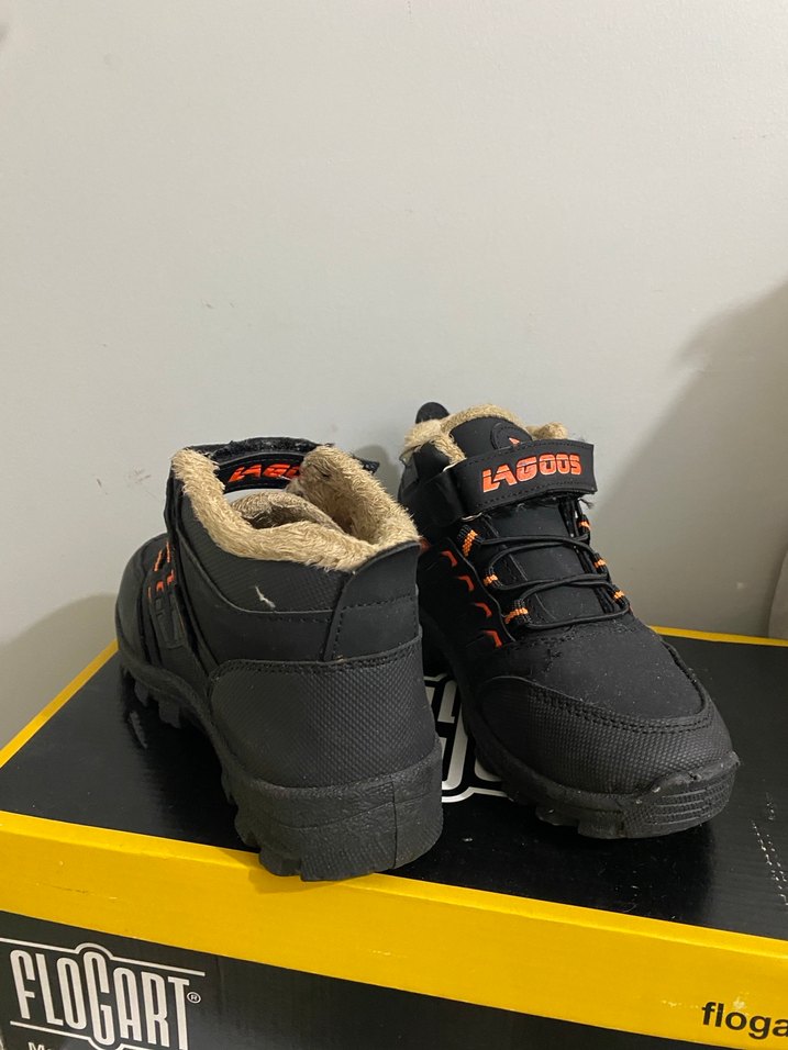Erkek Çocuk Siyah Turuncu Lagoos Marka Bot - Görsel 4