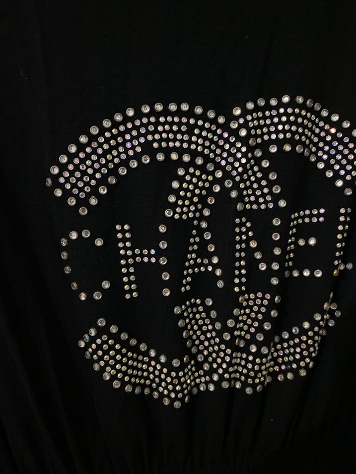 Siyah kısa kol uzun elbise - Görsel 4