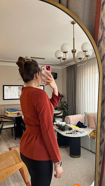 36 Beden turuncu Renk Vatkalı ceket