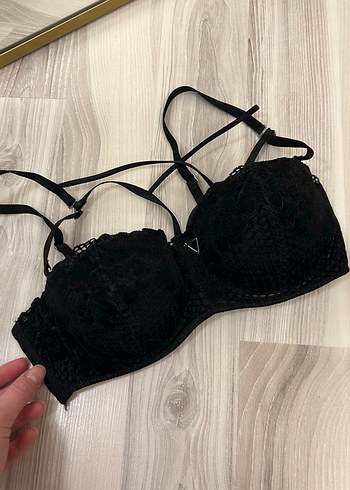 Siyah Gotik Mini Sütyen - Görsel 3