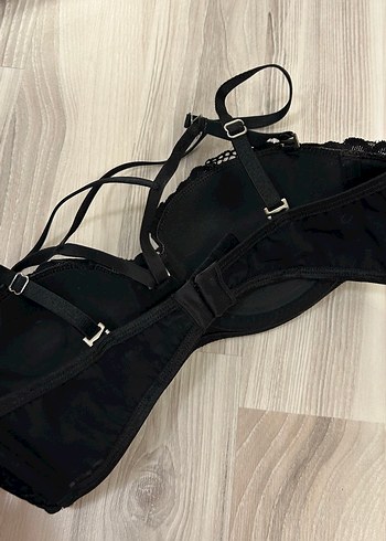 Siyah Gotik Mini Sütyen - Görsel 6
