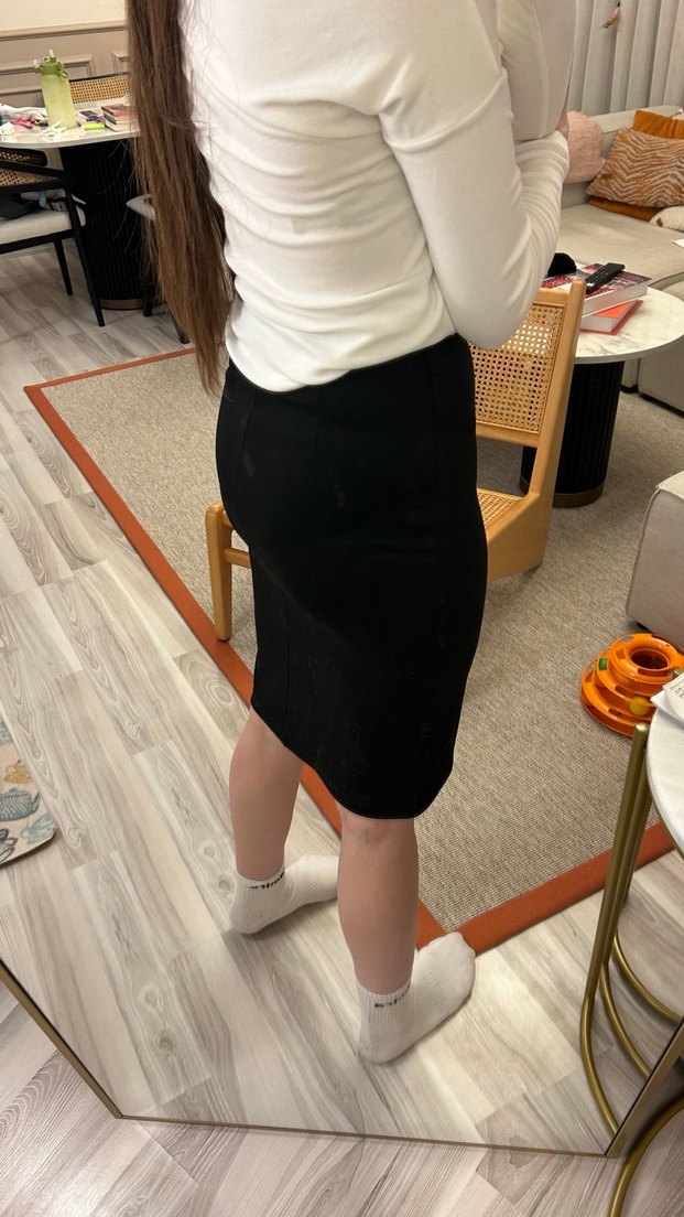 Kadın Siyah Midi Kalem Etek - Görsel 4