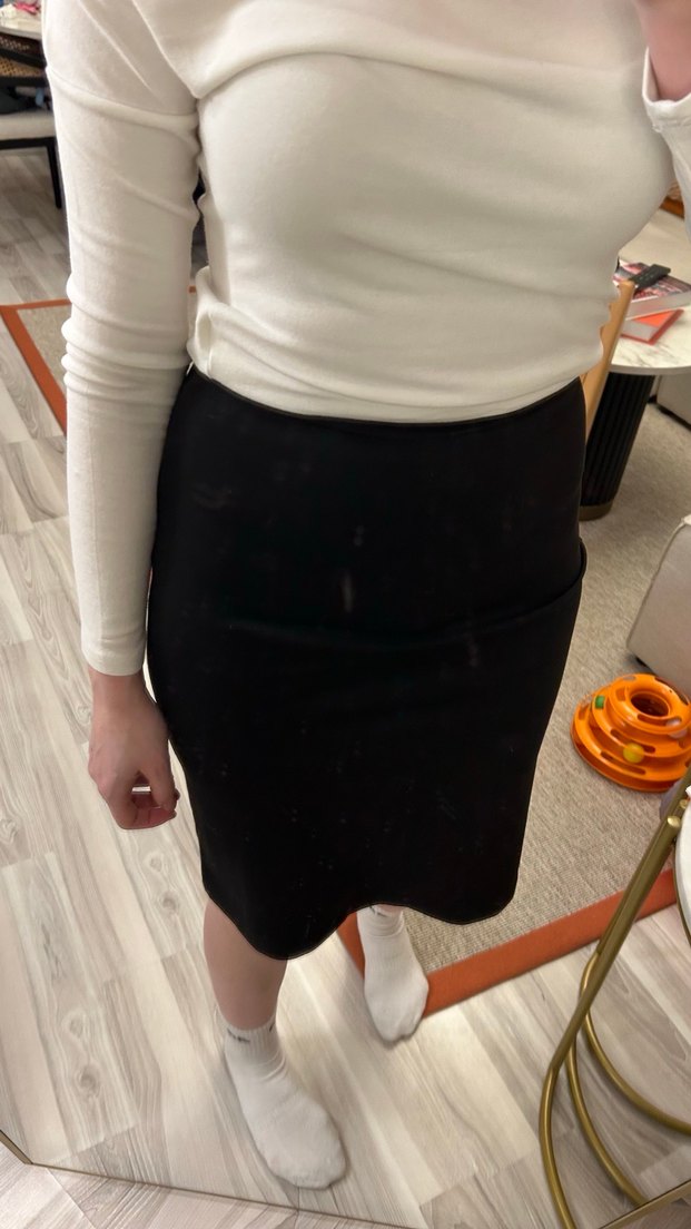 Kadın Siyah Midi Kalem Etek - Görsel 3