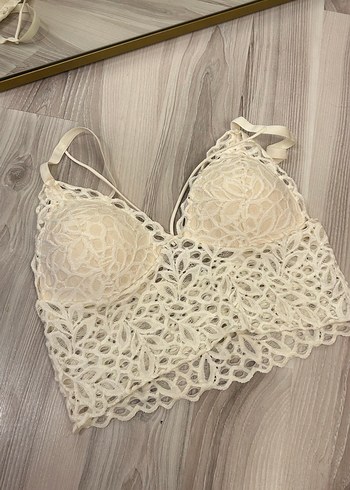 Dantel detaylı büstiyer - Görsel 2