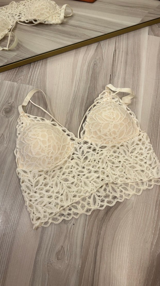 Dantel detaylı büstiyer - Görsel 2