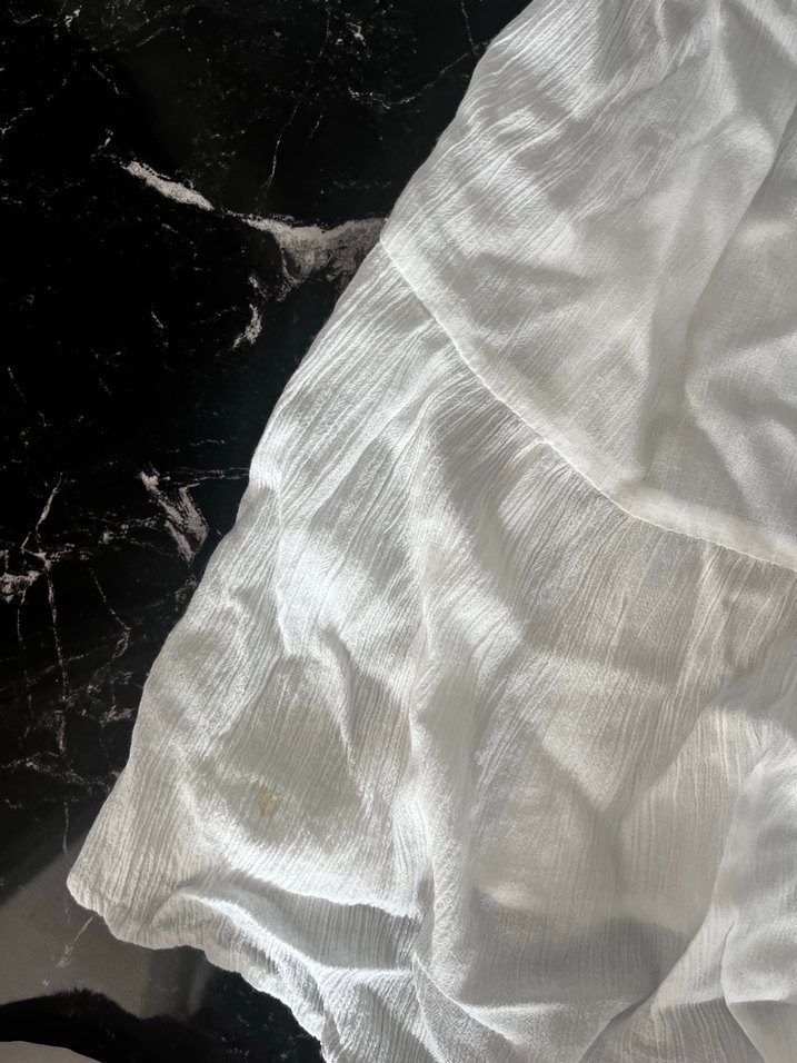 Püsküllü Nakışlı Beyaz Bohem Mini Tunik - Görsel 4