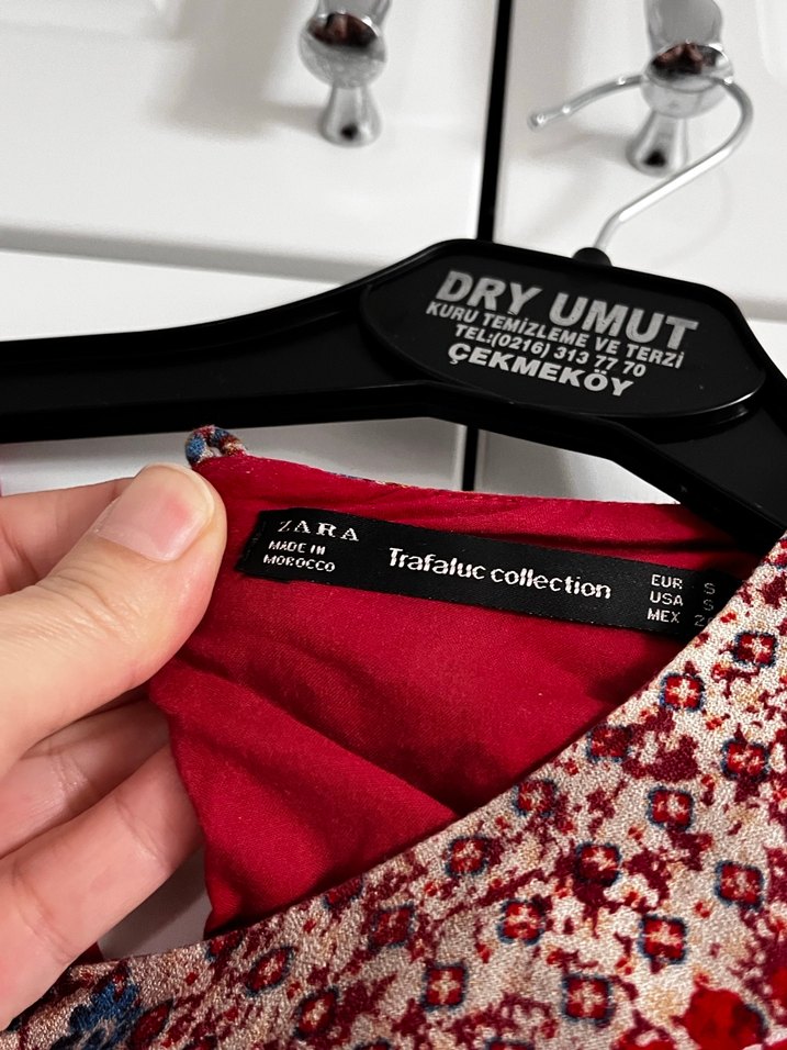 Zara Uzun Desenli Bohem Elbise - Görsel 3