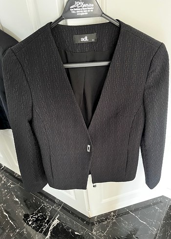Adl Siyah Düğmeli Kadın Blazer Ceket - Görsel 2