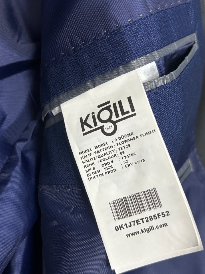 Erkek Mavi Düğmeli Klasik Kesim Takım Elbise (Smokin) - Görsel 4