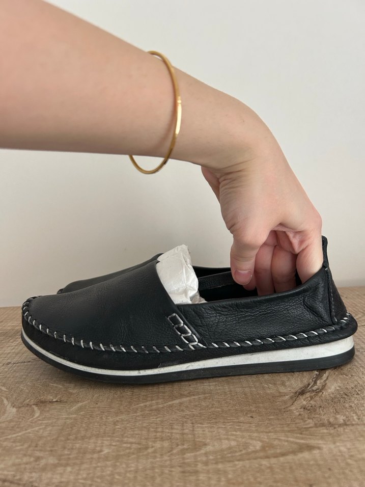 Kadın Siyah Minimalist Espadril - Görsel 4