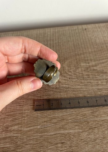 Turkuaz Desenli Bohem Kadın Yüzük - Görsel 10