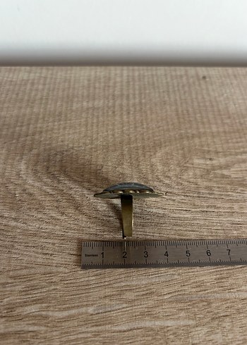 Turkuaz Desenli Bohem Kadın Yüzük - Görsel 7