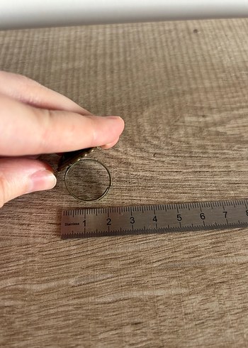 Turkuaz Desenli Bohem Kadın Yüzük - Görsel 9