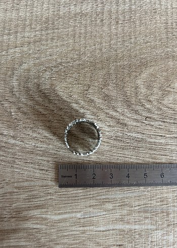 Dantel Desenli Gri Bohem Kadın Yüzük - Görsel 8