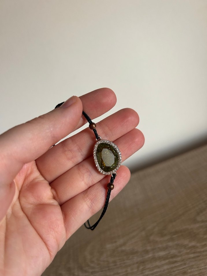 Bohem Tarzı Boncuklu yeşil Bileklik - Görsel 4