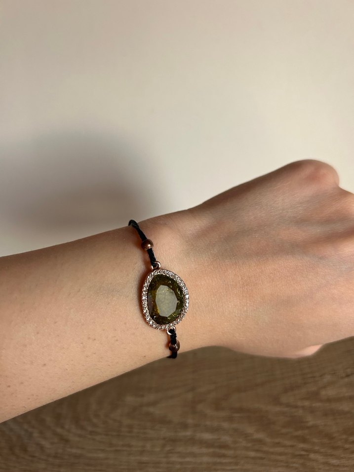 Bohem Tarzı Boncuklu yeşil Bileklik - Görsel 5