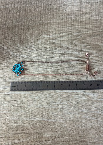 Turkuaz Boncuklu Minimalist Bileklik - Görsel 7