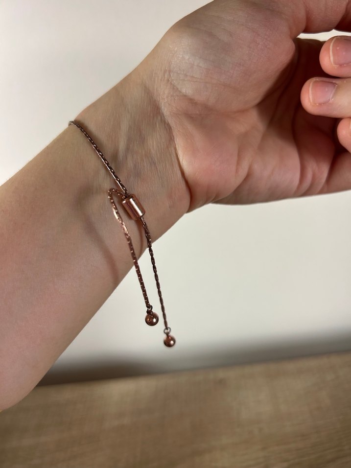 Turkuaz Boncuklu Minimalist Bileklik - Görsel 3