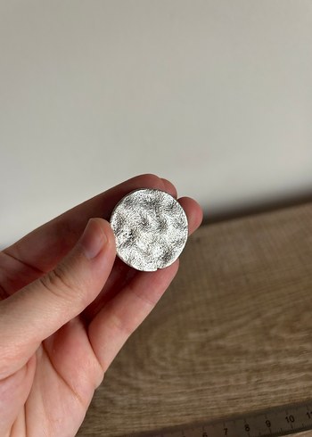 Minimalist Düğmeli Bohem Kadın Yüzük - Görsel 5