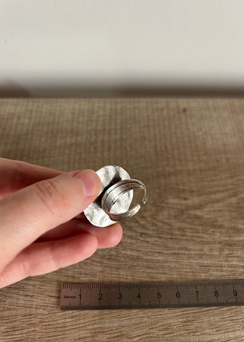 Minimalist Düğmeli Bohem Kadın Yüzük - Görsel 9