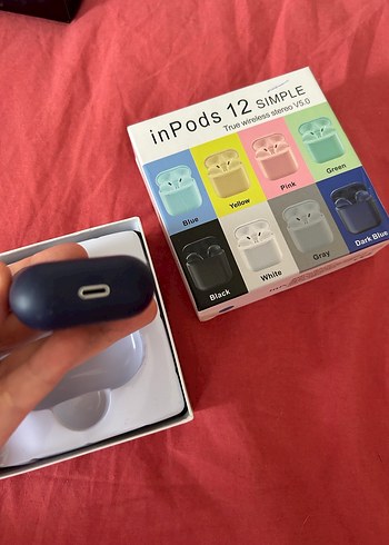 Mavi inPods12 Simple Kablosuz Kulaklık - Görsel 4