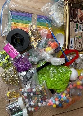 Renkli Hobi Malzemeleri - Görsel 2