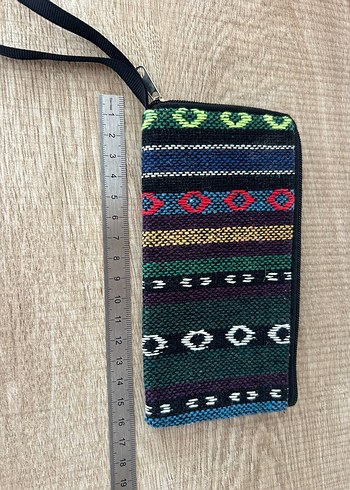 Beden Bohem Çok Renkli Fermuarlı Kadın Cüzdanı