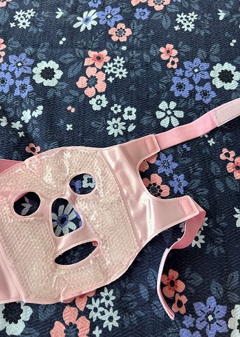 Ayarlanabilir Pembe Yüz Maskesi - Görsel 5