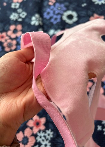 Ayarlanabilir Pembe Yüz Maskesi - Görsel 2