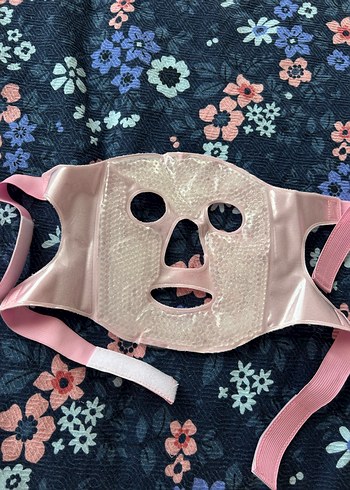 Ayarlanabilir Pembe Yüz Maskesi - Görsel 4