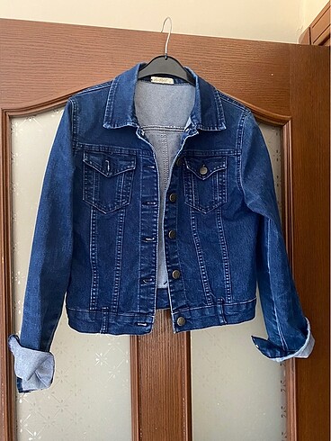 Crop kot ceket