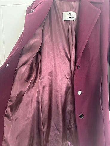 38 Beden Manto bordo renk Lalezar marka