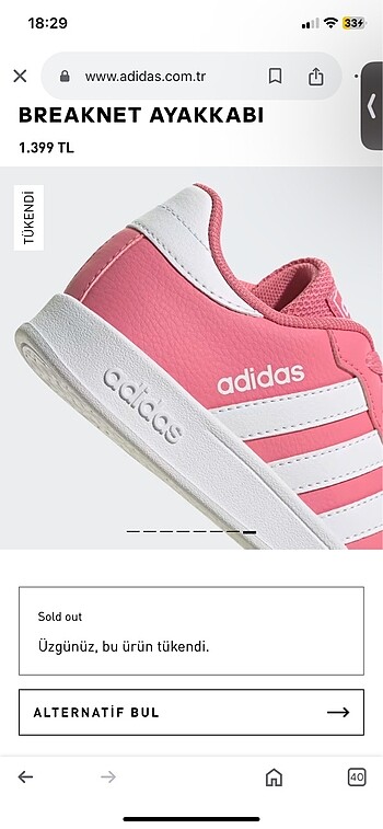 Adidas adidas pembe ayakkabi