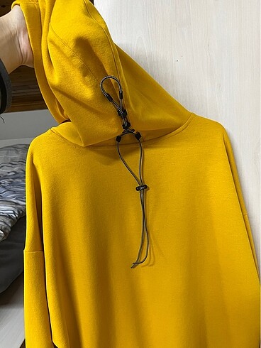 l Beden sarı Renk Reebok Unisex Sweatshirt Hoodie