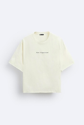 Zara Unisex Crop Tshirt