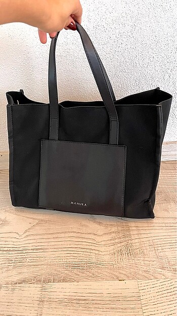 Manu Atelier Manuka Siyah Urban Tote Çanta