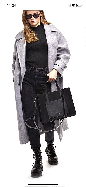 Manuka Siyah Urban Tote Çanta