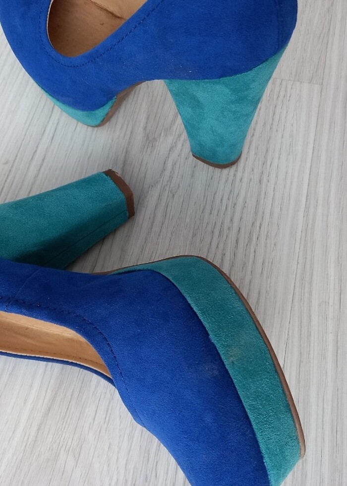 Platform topuklu ayakkabı  - Görsel 4