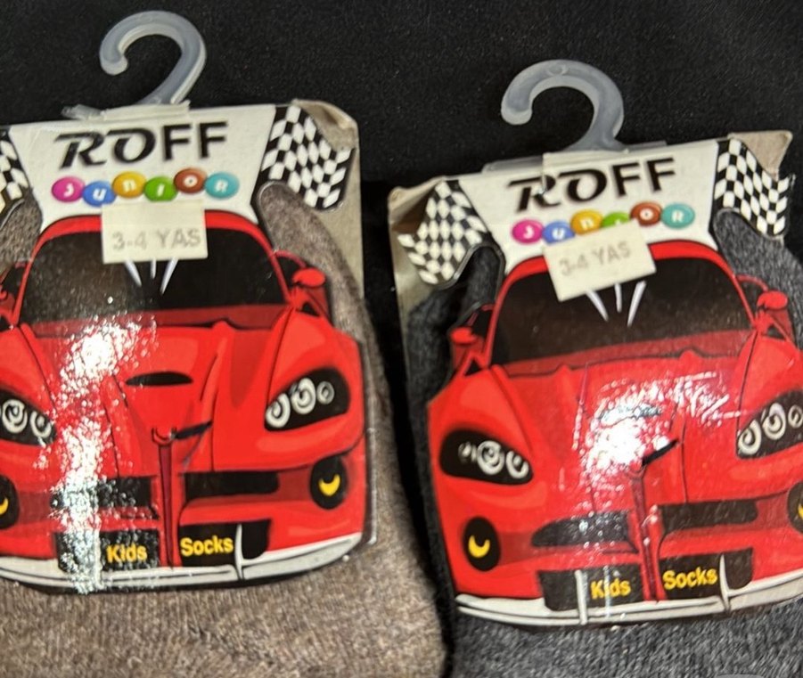 Erkek Çocuk kalın Desenli Çorap 3-4 Yaş - Görsel 2