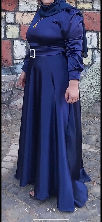 Lacivert abiye