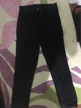 Trendyolmilla Siyah Mom Jean