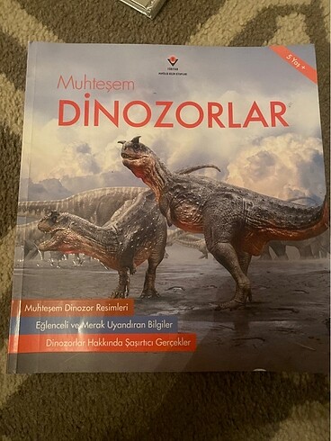 Muhteşem Dinazorlar Kitabı 5 yaş üstü,Tubitak Popüler Bilim Kita
